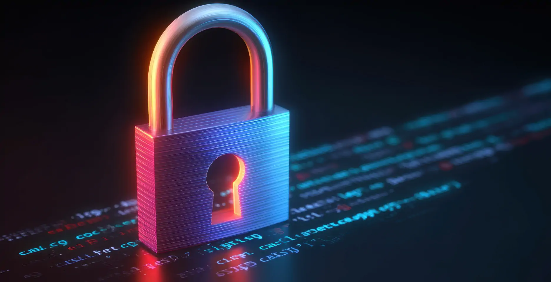 Bezpieczeństwo stron internetowych i ochrona danych Kłódka symbolizująca bezpieczeństwo cyfrowe