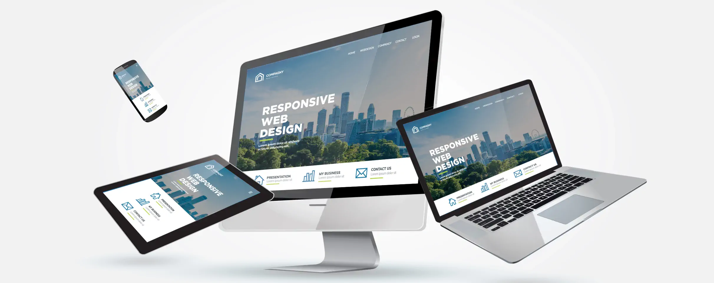 Projektowanie stron internetowych responsywnych i zoptymalizowanych pod SEO Responsywny web design na różnych urządzeniach